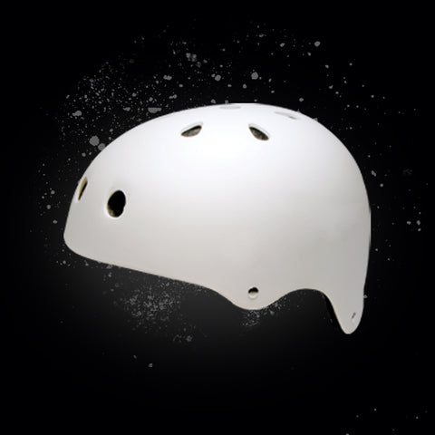 Armor Pro Flat White Helmet